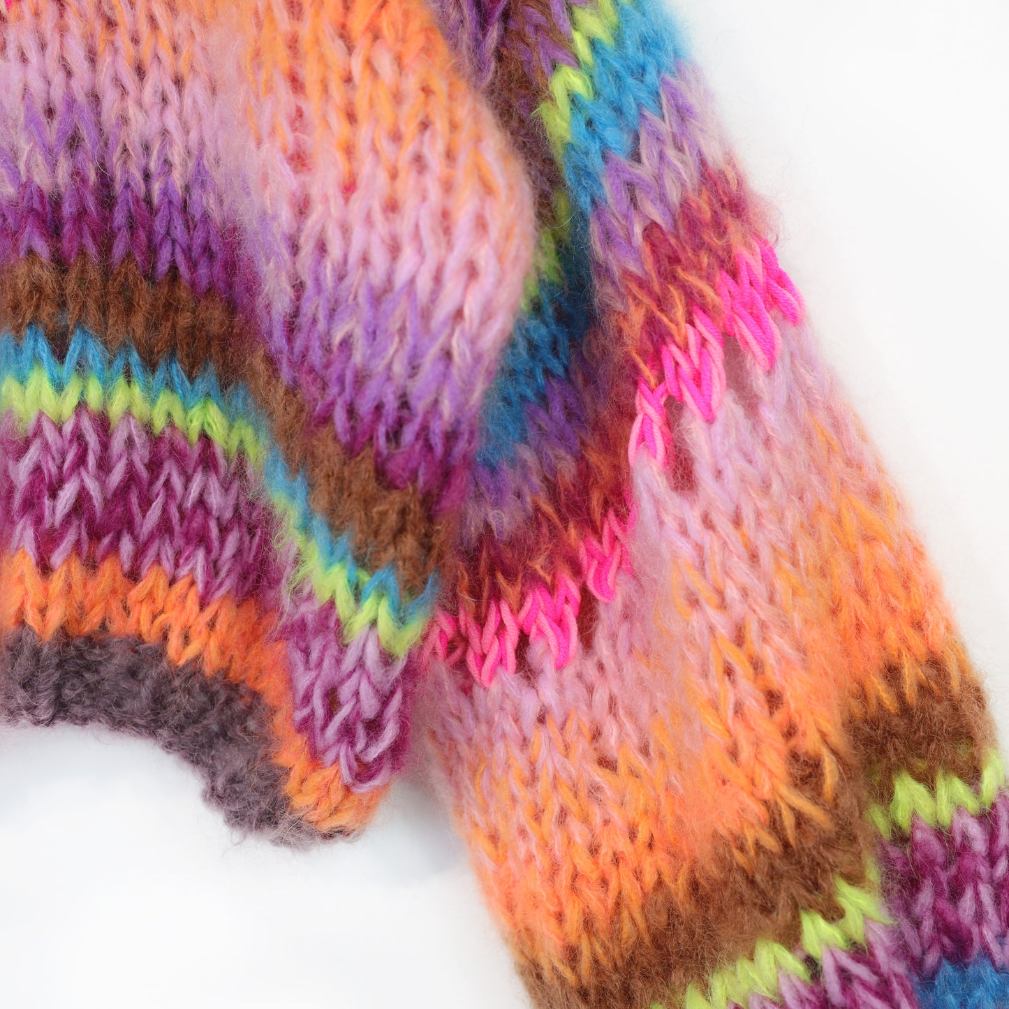 Knit pattern – MYPZ Short Chunky Pullover Neon Hearts No15 (ENG-NL-DE)