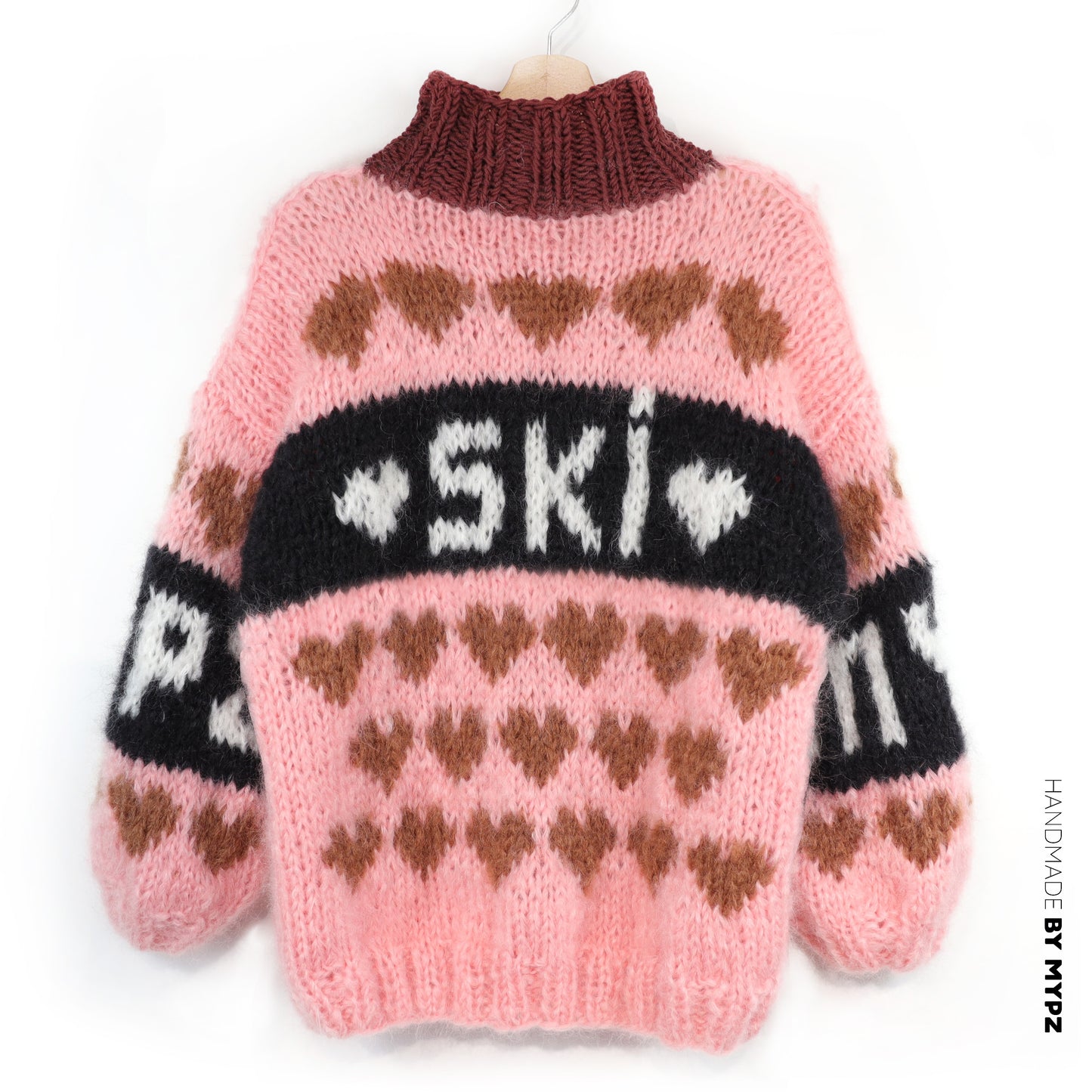 Strickset – MYPZ Chunky Mohair Pullover Alpine Blue No.9 (ENG-NL-DE)