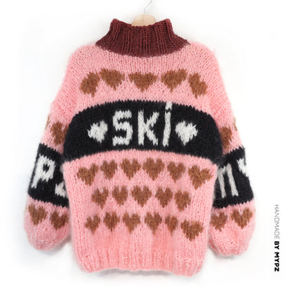 Strickset – MYPZ Chunky Mohair Pullover Alpine Blue No.9 (ENG-NL-DE)