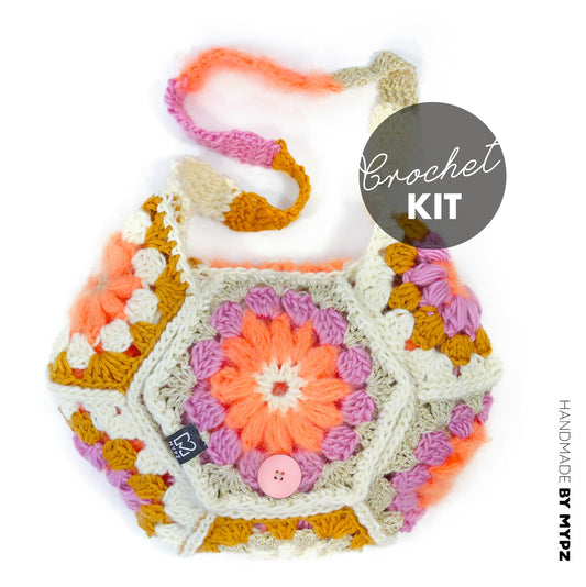 Crochet kit - MYPZ hexagon bag Elite (ENG-NL-DE)