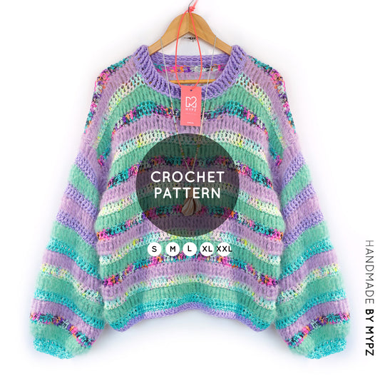 Crochet pattern – MYPZ Chunky pullover Archie (ENG-NL)