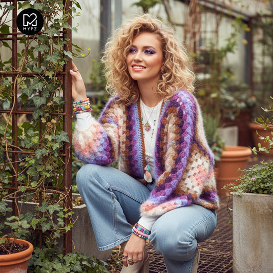 MYPZ Chunky Mohair Cardigan Elise