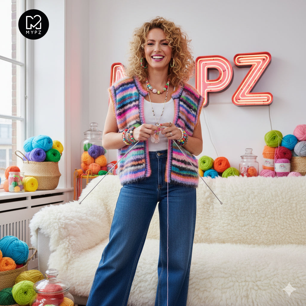 Strickanleitung - MYPZ Vest Funkytown no6 (ENG-NL)