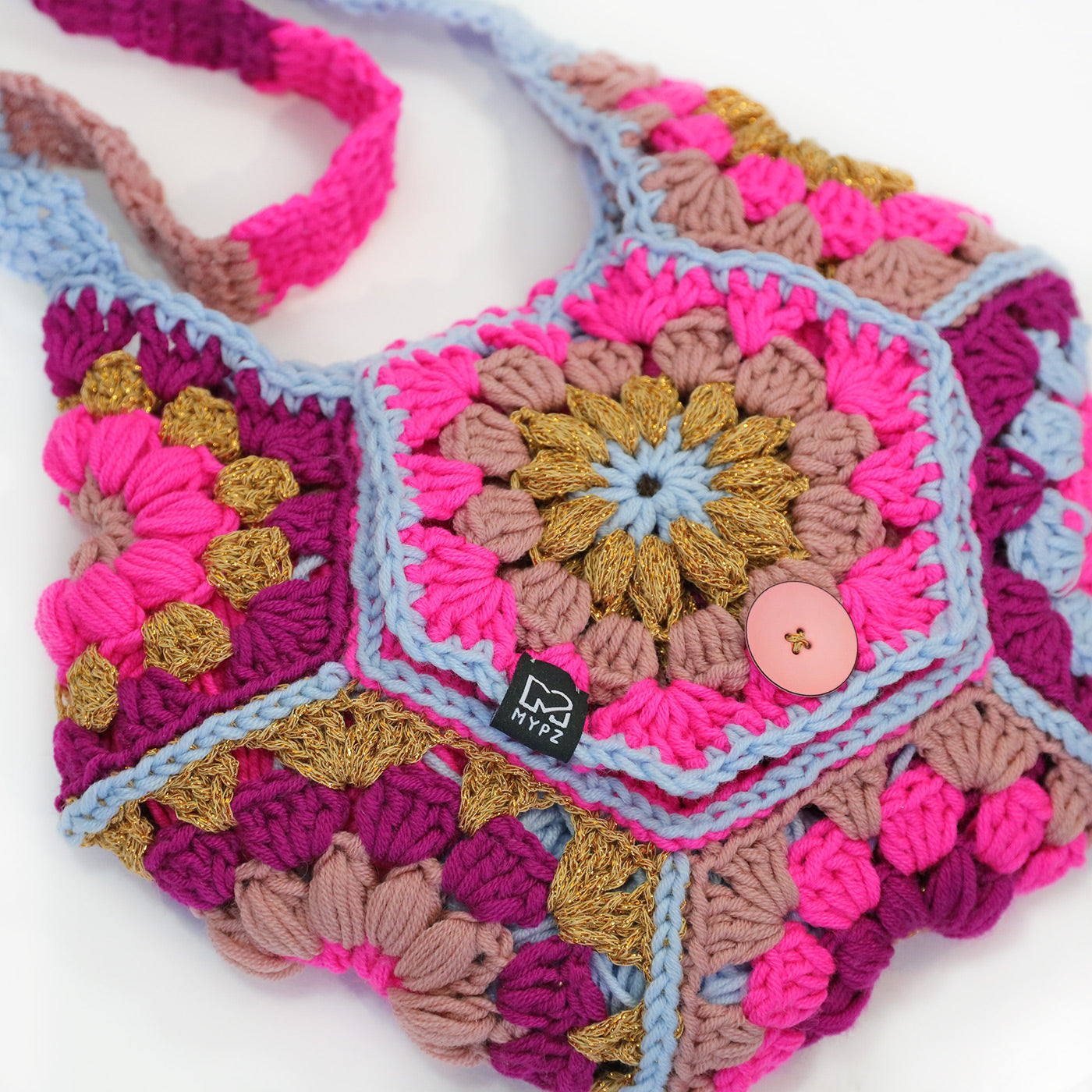 Häkelanleitung - MYPZ hexagon Tasche Everly (ENG-NL-DE)