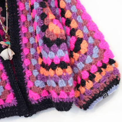 Häkelset – MYPZ Hexagon Mohair Cardigan Wild (ENG-NL-DE)