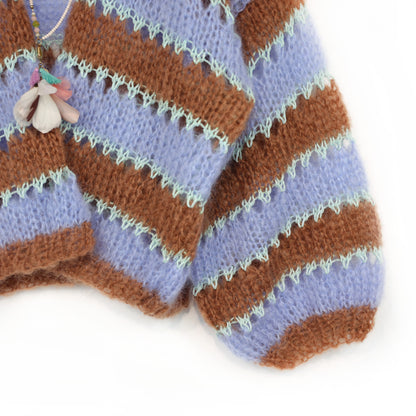 Strickset – MYPZ Light Mohair Cardigan Royal Coco Nr. 10 (ENG-NL-DE)