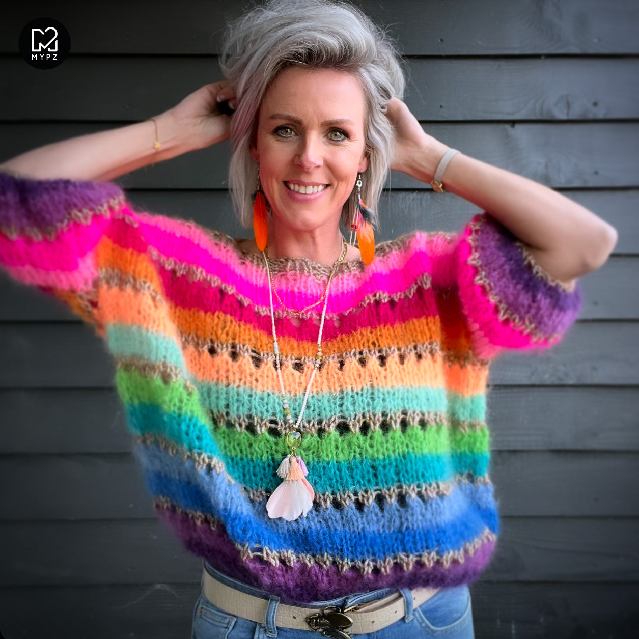 Strickanleitung – MYPZ Light Mohair Top Bowie No10 (ENG-NL-DE)