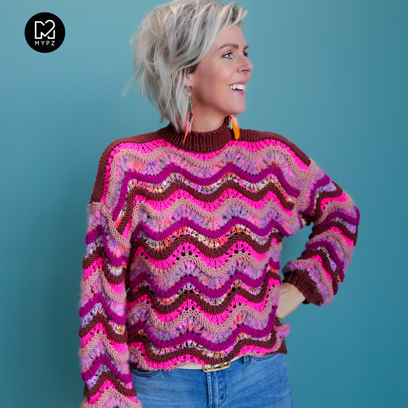 Strickanleitung – MYPZ Wave Pullover Marigold No.6 (ENG-NL-DE)