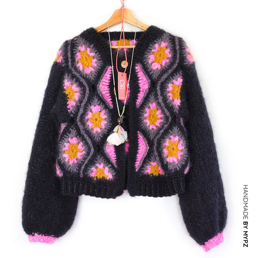 Häkelanleitung - MYPZ Masterpiece Gilet Pink Star (ENG-NL-DE)
