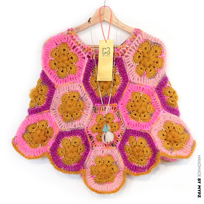 Häkelset - MYPZ Poncho Pecan (ENG-DE-NL-ES-FR-IT-DA-SV-NO)