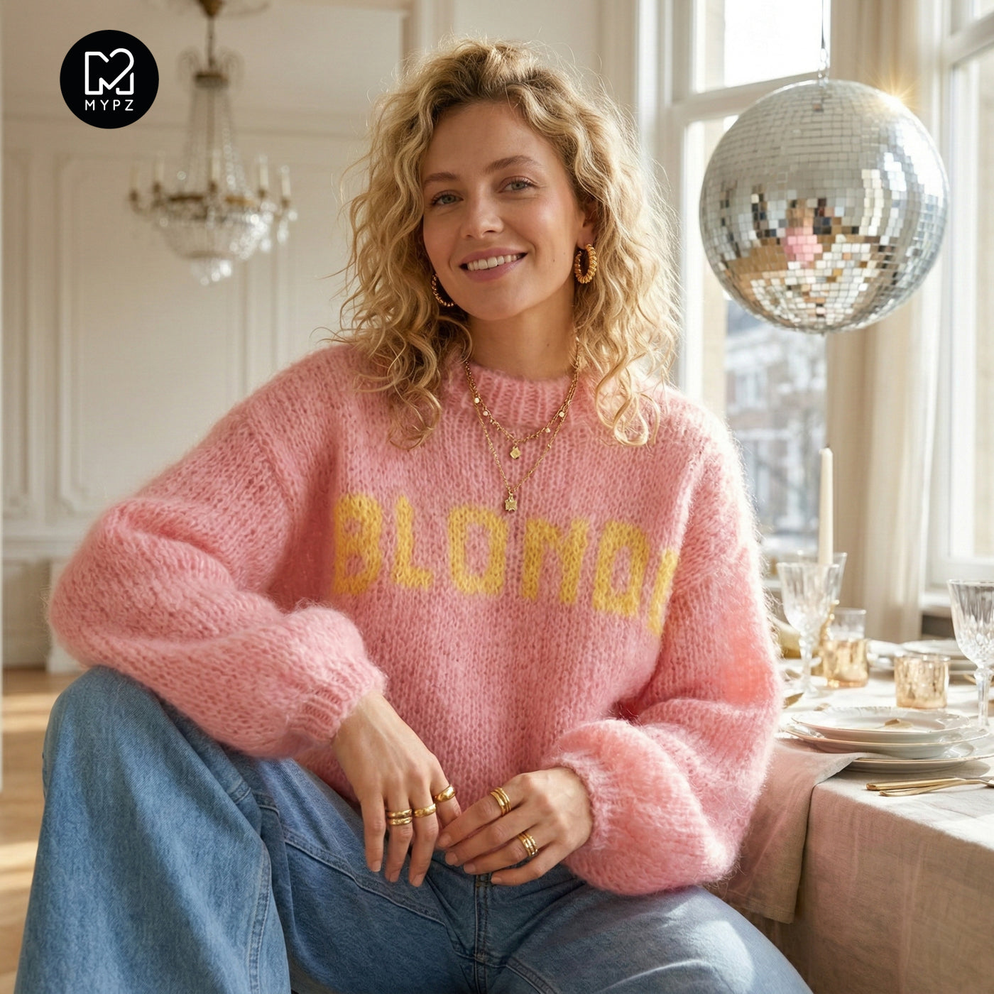 Strickset – MYPZ Light Mohair Pullover Blonde No8 (ENG-DE-NL)