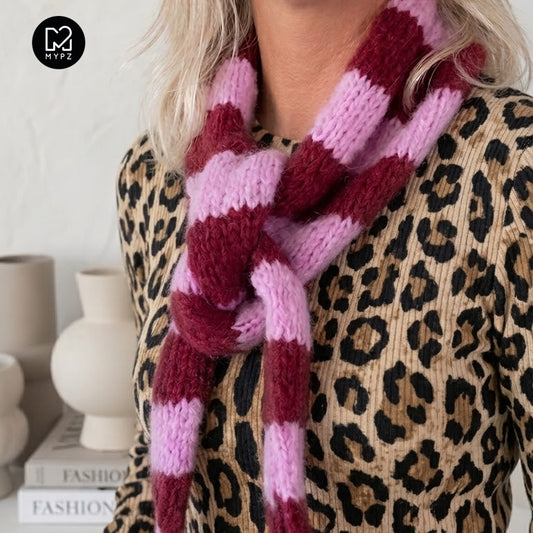 Strickset – Schal Sandy (ENG-NL-DE-ES-FR-IT-NO-DA-SV)