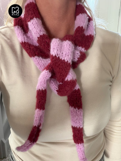Strickmuster – Schal Sandy (ENG-NL-DE-ES-FR-IT-NO-DA-SV)