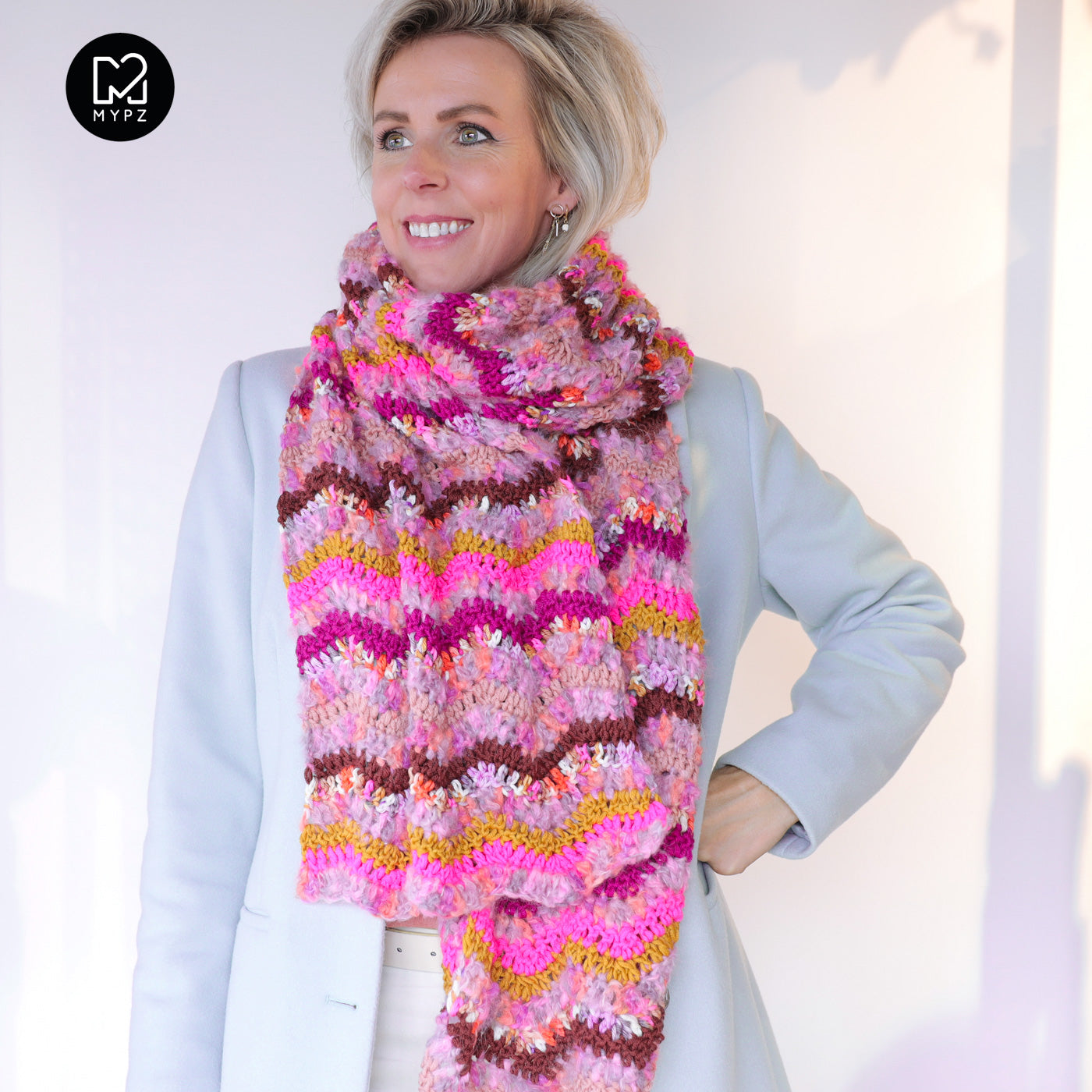 Crochet kit – MYPZ scarf Sienna (ENG-NL)