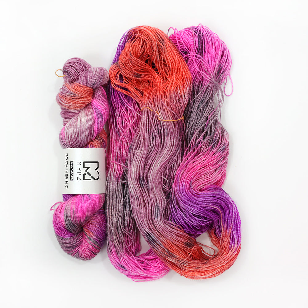 MYPZ Sock Merino – Flirty-red