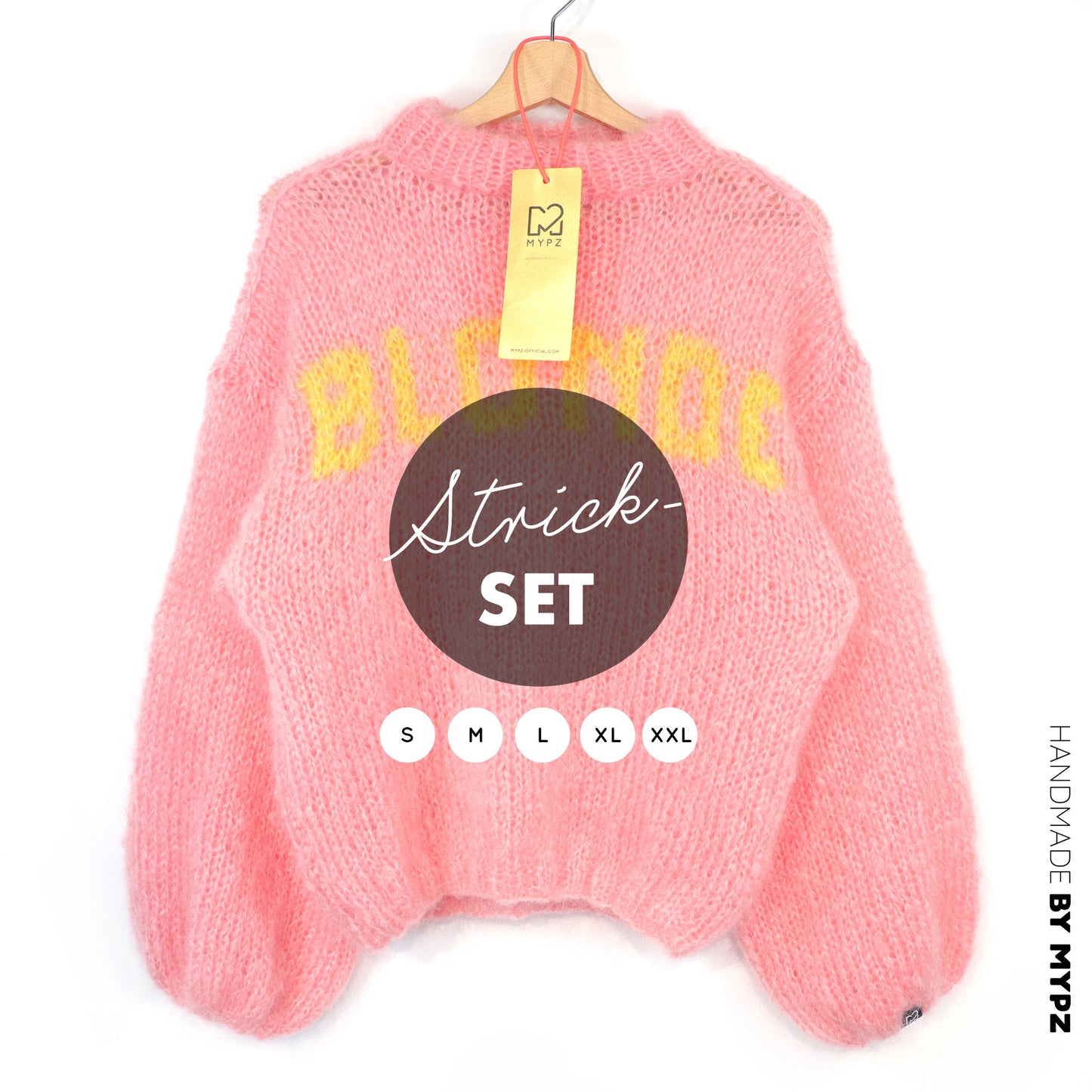 Strickset – MYPZ Light Mohair Pullover Blonde No8 (ENG-DE-NL)