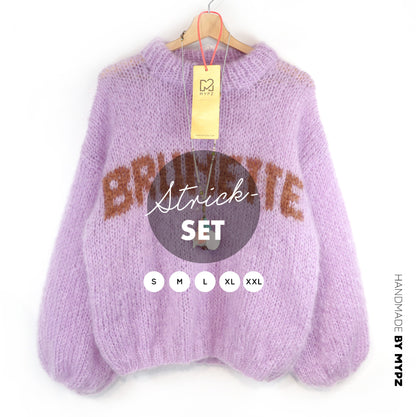 Strickset – MYPZ Light Mohair Pullover Brunette No8 (ENG-DE-NL)