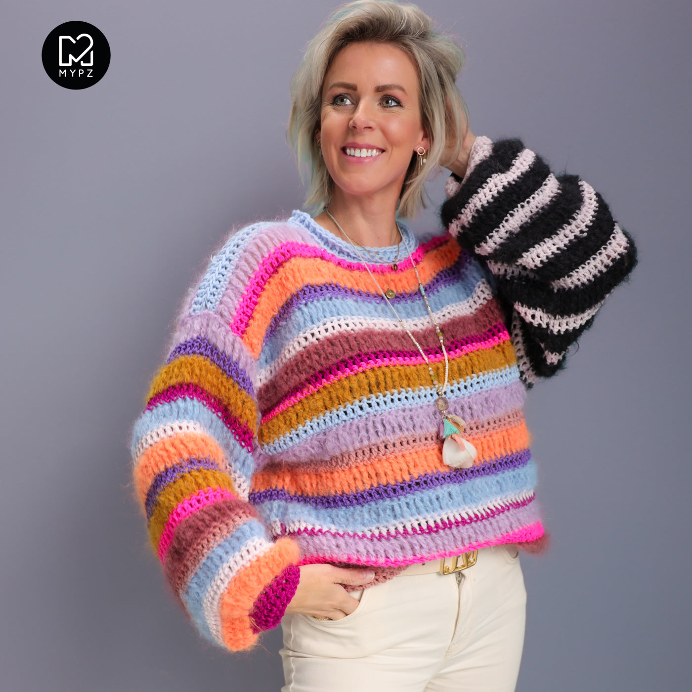 Crochet kit – MYPZ Chunky pullover Sundays (ENG-NL-DE)