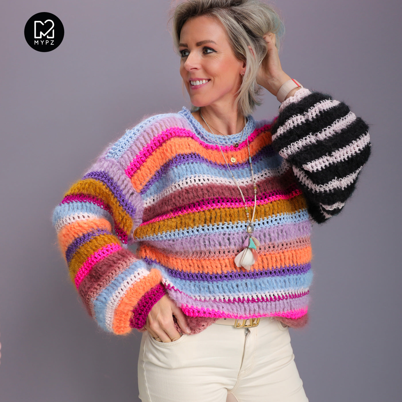 Häkelanleitung – MYPZ Chunky pullover Sundays (ENG-NL-DE)