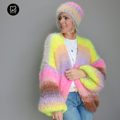 Strickset – MYPZ Chunky Mohair Cardigan Sydney No.15 (ENG-NL-DE)