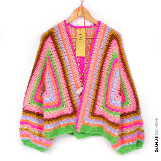 Chunky Mohair cardigan Vibrant Soul