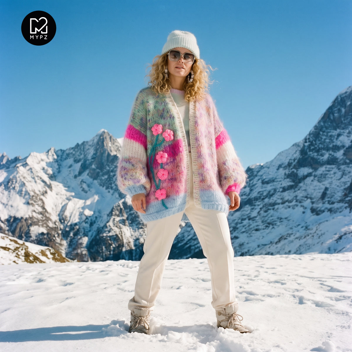 MYPZ Chunky Mohair Wild Romance Strickjacke