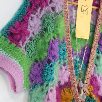 Häkelanleitung - MYPZ Wildflower cardigan (ENG-NL-DE-FR-ES)