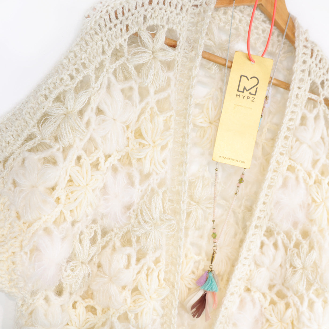 Häkelanleitung - MYPZ Wildflower cardigan Shades of White (ENG-NL-DE-FR-ES)