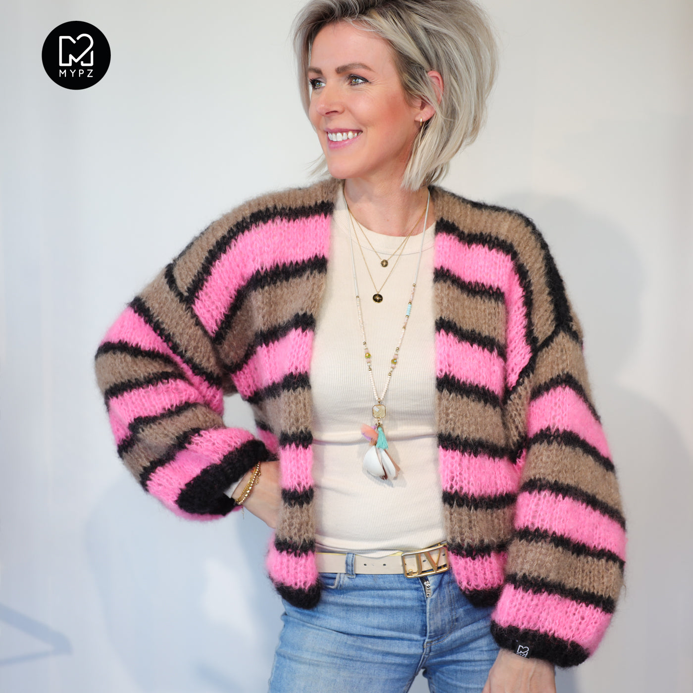 Strickset – MYPZ Kurze Mohair Cardigan Zumy No10 (ENG-NL-DE)