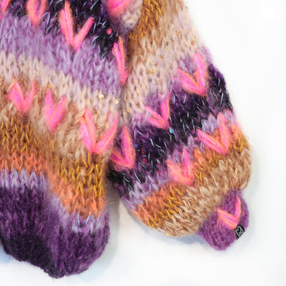 Chunky Mohair cardigan Boho Firefly