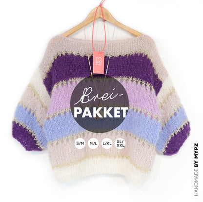 Strickset – MYPZ Light Mohair Top Purple No10 (ENG-NL-DE)