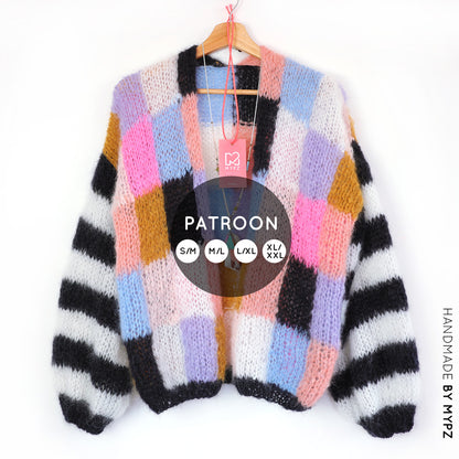 Strickanleitung – MYPZ Light Mohair Cardigan Fuzzy No10 (ENG-NL-DE)