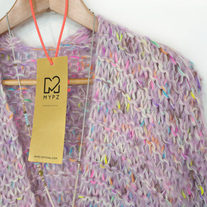 Strickset – MYPZ Chunky Mohair-Merino Cardigan Confetti Nights No.15 (ENG-NL-DE)