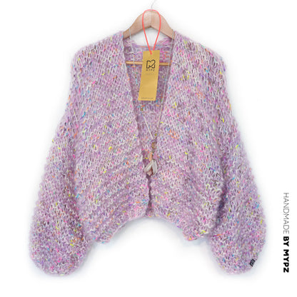 Strickset – MYPZ Chunky Mohair-Merino Cardigan Confetti Nights No.15 (ENG-NL-DE)