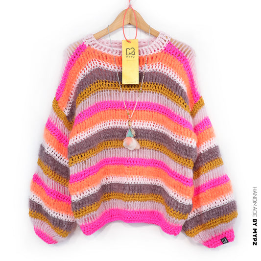 Crochet kit – MYPZ Chunky pullover Georgie (ENG-NL-DE)