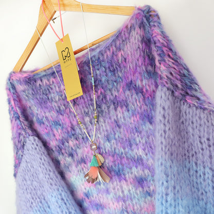 Strickset – MYPZ Basic Chunky Pullover Heliotrope No15 (ENG-NL-DE-FR-ES)