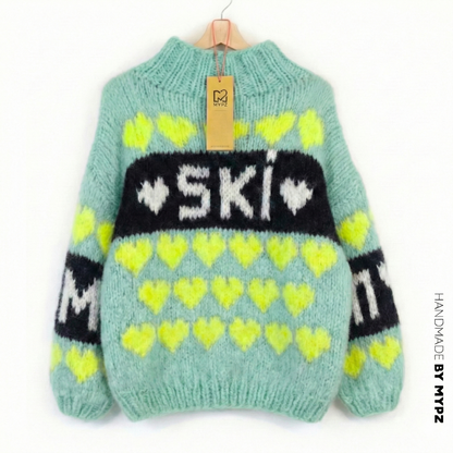 Strickset – MYPZ Chunky Mohair Pullover Mint Love No.9 (ENG-NL-DE)