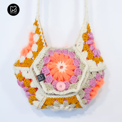 Häkelset - MYPZ hexagon Tasche Elite (ENG-NL-DE)