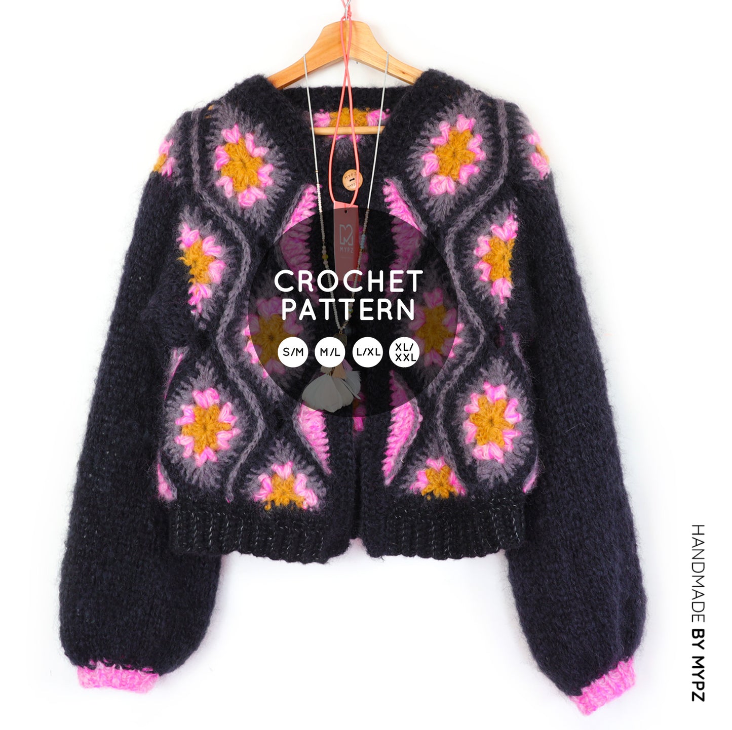 Crochet pattern - MYPZ Masterpiece Gilet Pink Star (ENG-NL)