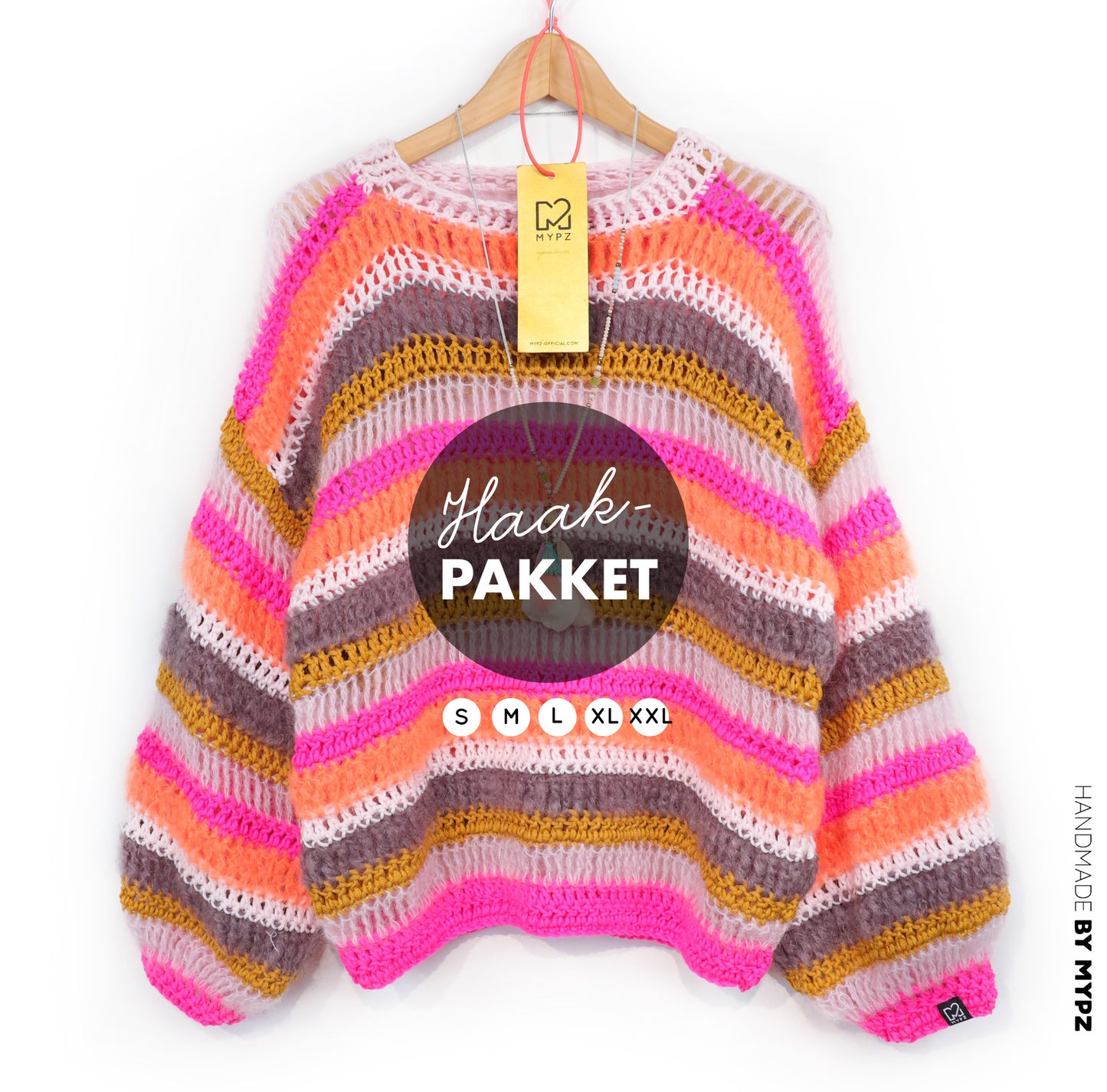 Häkelset – MYPZ Chunky Pullover Georgie (ENG-NL-DE)