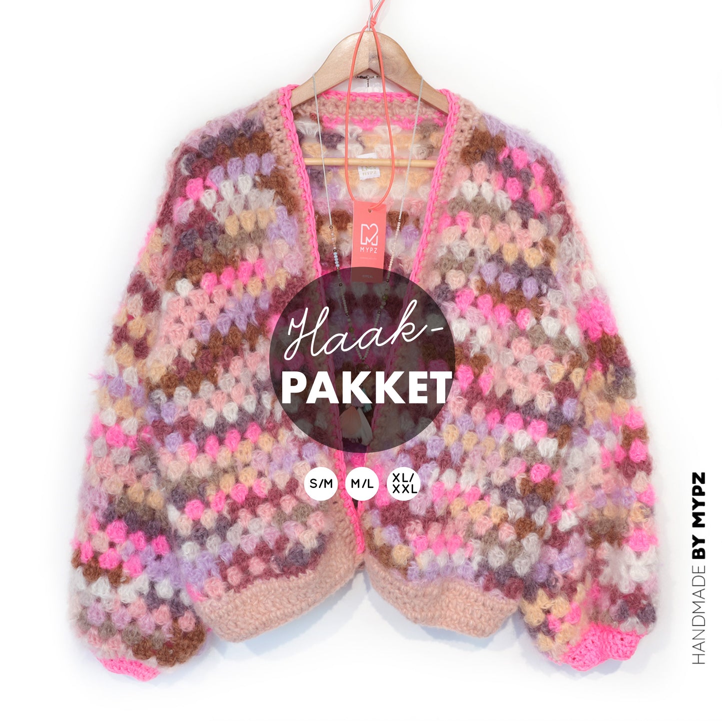 Häkelset - MYPZ Mohair Cardigan Pastel Bloom (ENG-NL-DE)
