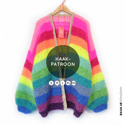 Häkelanleitung - MYPZ Cardigan Bowie (ENG-NL-DE)