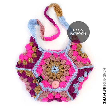 Häkelanleitung - MYPZ hexagon Tasche Everly (ENG-NL-DE)