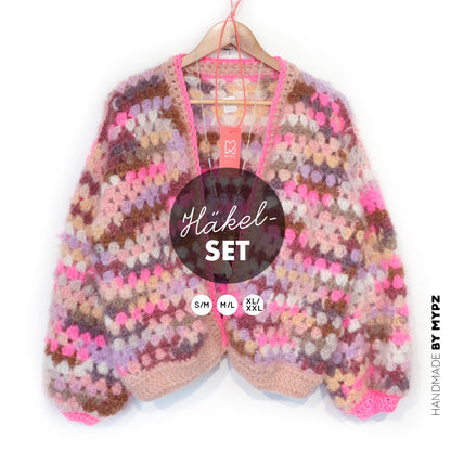 Häkelset - MYPZ Mohair Cardigan Pastel Bloom (ENG-NL-DE)