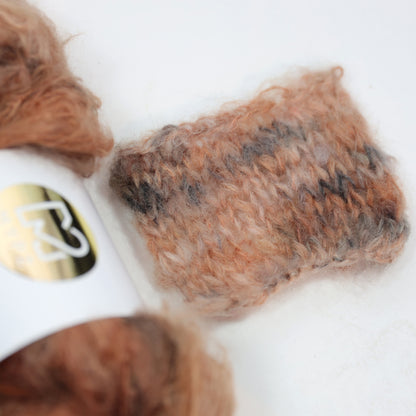 MYPZ Chunky kidmohair – hand-dyed Safari Flirt