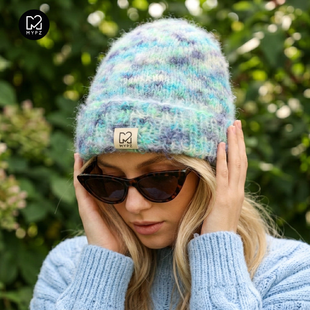 Strickmuster – Mütze „Blue Lagoon“ (ENG-NL-DE-ES-FR-IT-NO-DA-SV)