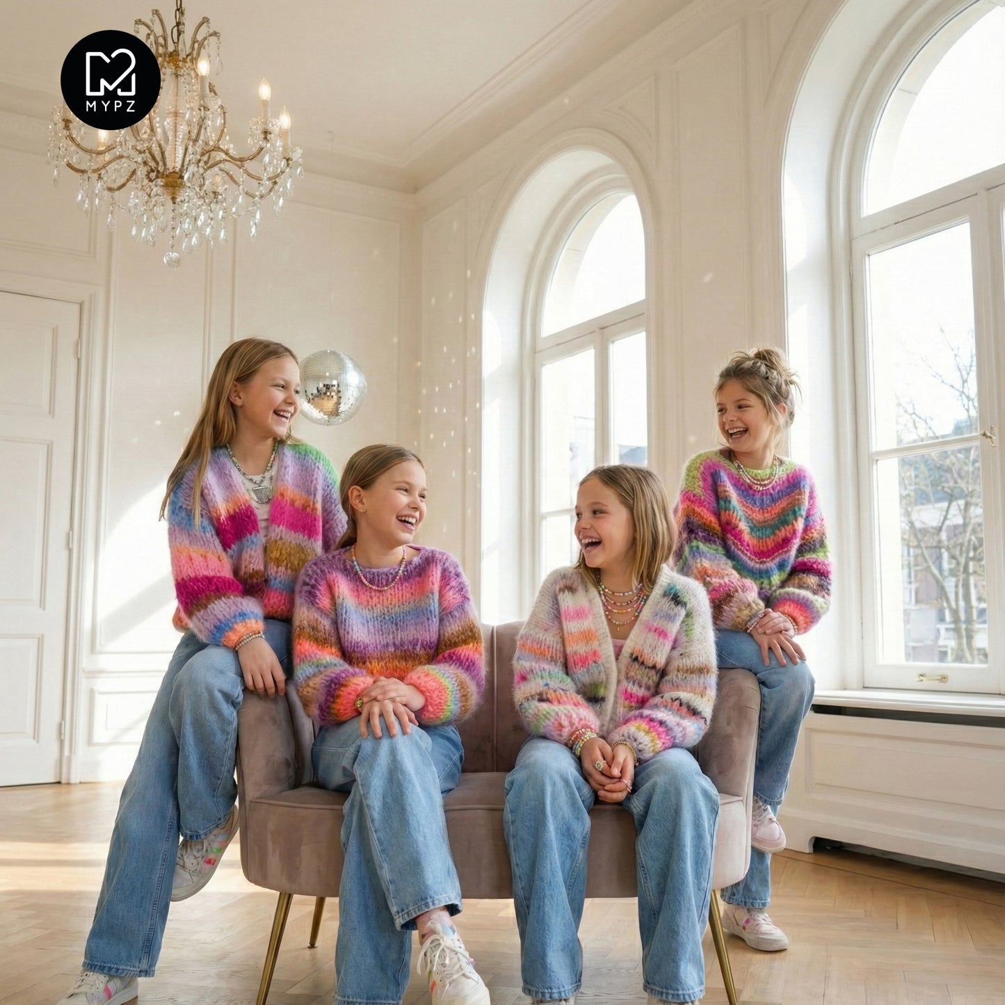 Strickanleitung– MYPZ Chunky Mohair KIDS Pullover Wave No12 (ENG-NL-DE)