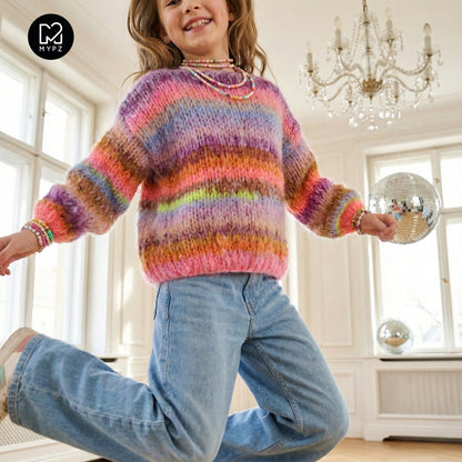 Strickanleitung – MYPZ Chunky Mohair Pullover Fairy Fluff No12 (ENG-NL-DE)