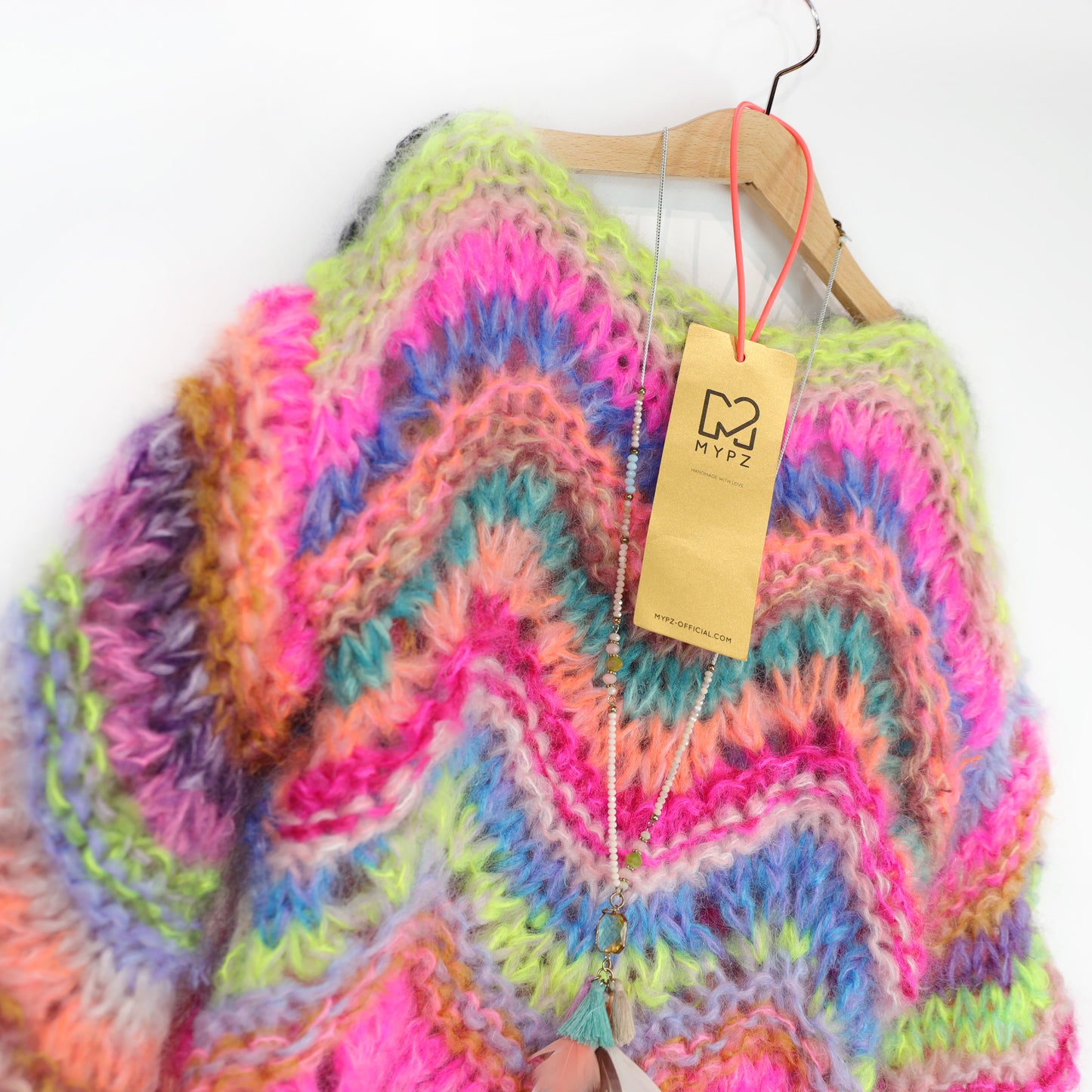 Strickanleitung– MYPZ Chunky Mohair KIDS Pullover Wave No12 (ENG-NL-DE)