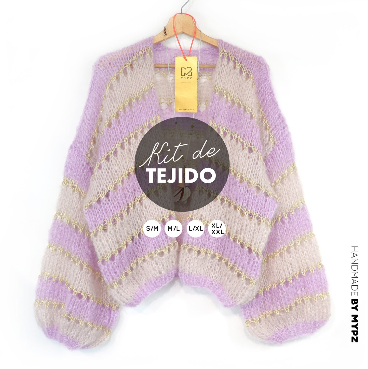 Strickset – MYPZ Light Mohair Cardigan Macha No10 (ENG-NL-DE-FR-ES)